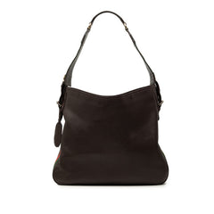 グッチ ウェビング ワンショルダーバッグ 247597 ブラウン レザー レディース GUCCI 【中古】
