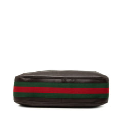 グッチ ウェビング ワンショルダーバッグ 247597 ブラウン レザー レディース GUCCI 【中古】