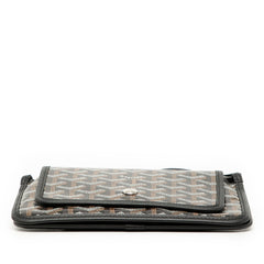 ゴヤール プリュメ ショルダーバッグ ポーチウォレット ブラック マルチカラー PVC レザー レディース GOYARD 【中古】