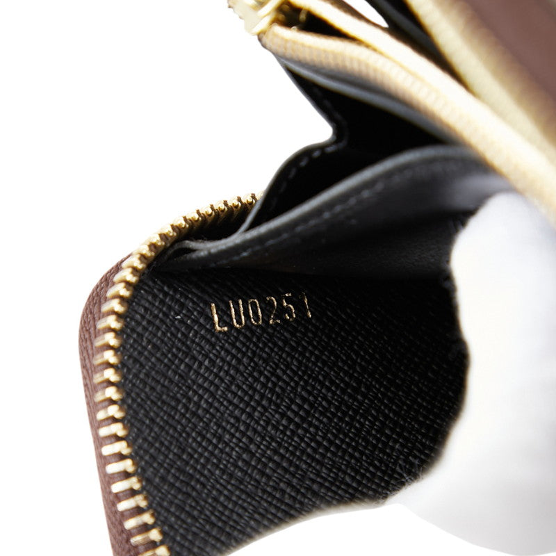 ルイ ヴィトン モノグラム ジャイアント リバース 長財布 ラウンドファスナー M69353 ブラウン 茶 PVC レザー レディース LOUIS VUITTON 【中古】