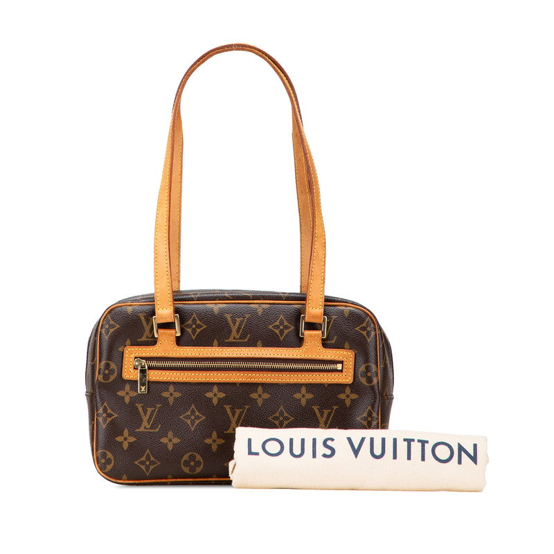 ルイ ヴィトン モノグラム シテMM ハンドバッグ ショルダーバッグ M51182 ブラウン PVC レザー レディース LOUIS VUITTON 【中古】
