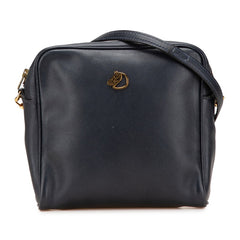エルメス ジョッキー ミニ ショルダーバッグ ポシェット ネイビー ヴォーガリバー レディース HERMES 【中古】