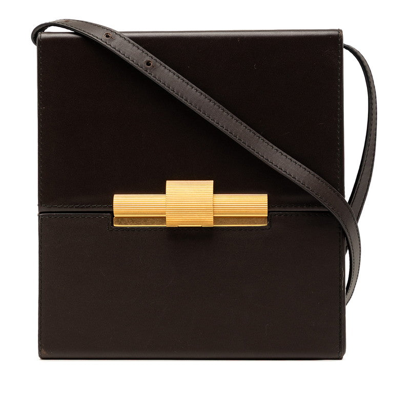 ボッテガヴェネタ DAISEY デイジー 斜め掛け ショルダーバッグ ブラウン レザー レディース BOTTEGAVENETA 【中古】