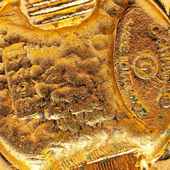 シャネル ココマーク ラウンド イヤリング ゴールド メッキ レディース CHANEL 【中古】