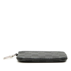 ルイ ヴィトン ダミエ トリオ メッセンジャー 付属品 小銭入れ コインケース ブラック PVC メンズ LOUIS VUITTON 【中古】