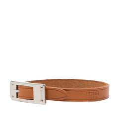エルメス ケリー アルディオン ブレスレット ブラウン レザー レディース HERMES 【中古】
