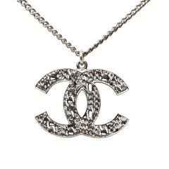 シャネル ココマーク 100周年記念 ペンダント ネックレス 14C シルバー メタル レディース CHANEL 中古