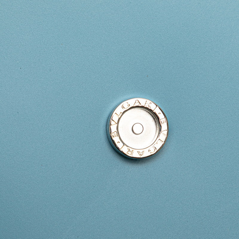 ブルガリ セルペンティ チェーン ショルダーバッグ ブルー レザー レディース BVLGARI 【中古】
