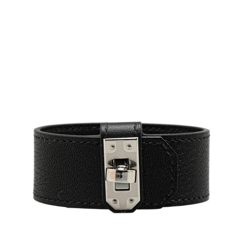 エルメス ケリー ツイストPM バングル ブラック ヴォースイフト レディース HERMES 【中古】