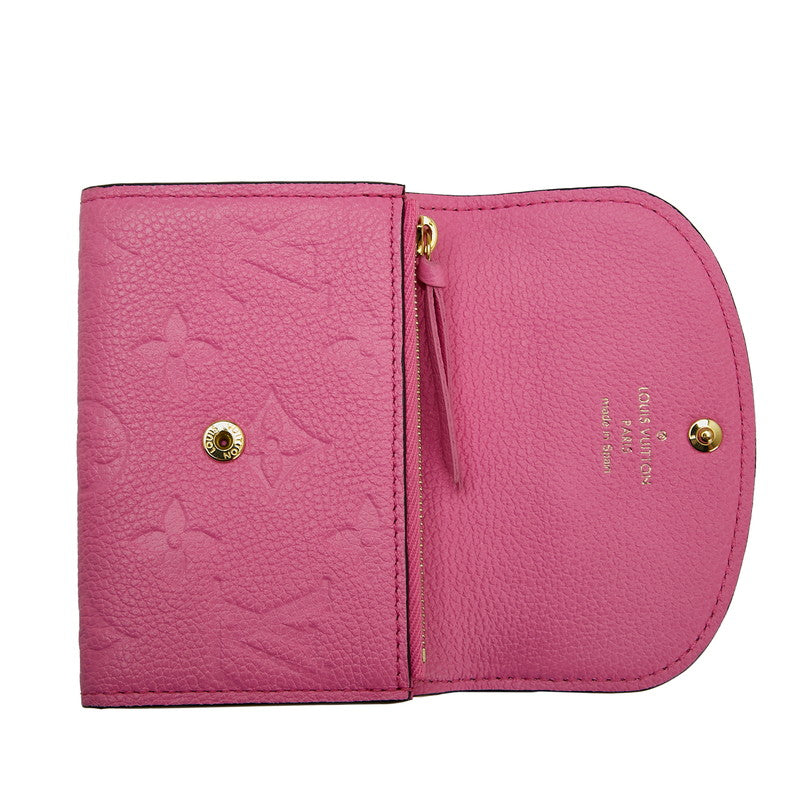 ルイ ヴィトン モノグラム アンプラント ポルトモネ ロザリ コインケース 小銭入れ M82485 ピンク レザー レディース LOUIS VUITTON 【中古】