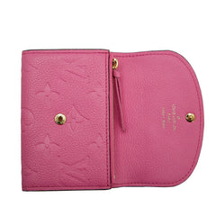 ルイ ヴィトン モノグラム アンプラント ポルトモネ ロザリ コインケース 小銭入れ M82485 ピンク レザー レディース LOUIS VUITTON 【中古】