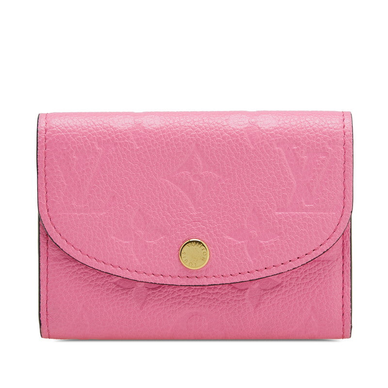 ルイ ヴィトン モノグラム アンプラント ポルトモネ ロザリ コインケース 小銭入れ M82485 ピンク レザー レディース LOUIS VUITTON 【中古】