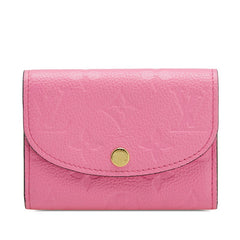 ルイ ヴィトン モノグラム アンプラント ポルトモネ ロザリ コインケース 小銭入れ M82485 ピンク レザー レディース LOUIS VUITTON 【中古】