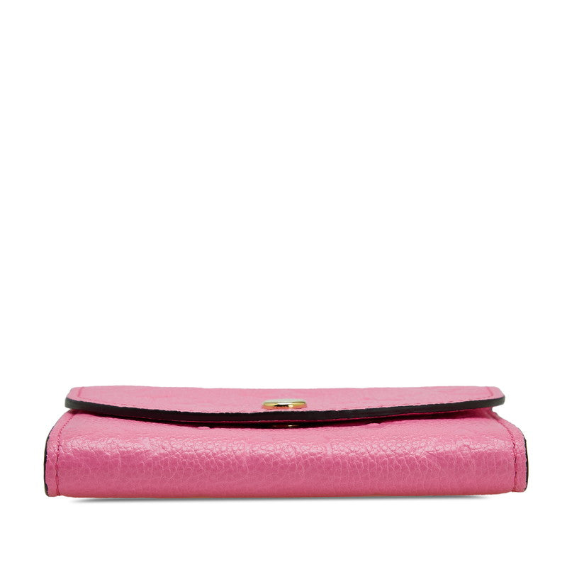 ルイ ヴィトン モノグラム アンプラント ポルトモネ ロザリ コインケース 小銭入れ M82485 ピンク レザー レディース LOUIS VUITTON 【中古】