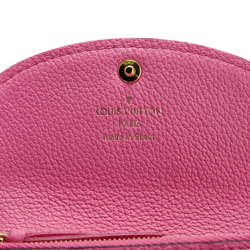 ルイ ヴィトン モノグラム アンプラント ポルトモネ ロザリ コインケース 小銭入れ M82485 ピンク レザー レディース LOUIS VUITTON 【中古】