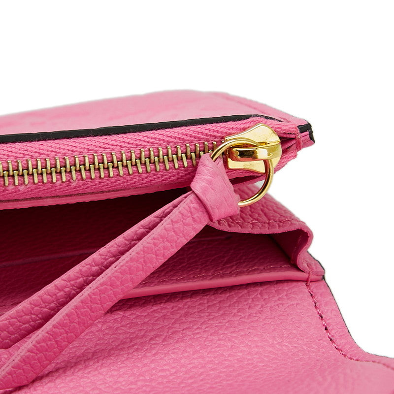 ルイ ヴィトン モノグラム アンプラント ポルトモネ ロザリ コインケース 小銭入れ M82485 ピンク レザー レディース LOUIS VUITTON 【中古】