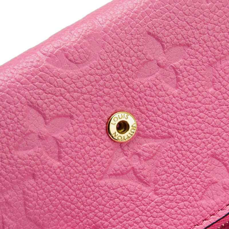 ルイ ヴィトン モノグラム アンプラント ポルトモネ ロザリ コインケース 小銭入れ M82485 ピンク レザー レディース LOUIS VUITTON 【中古】