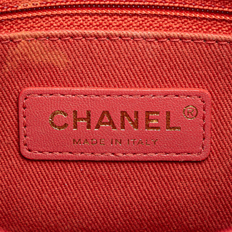 シャネル マトラッセ CCロゴ ハンドバッグ ショルダーバッグ ピンク キャビアスキン レディース CHANEL 【中古】
