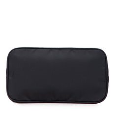 プラダ 三角ロゴプレート トートバッグ ハンドバッグ ブラック ナイロン レディース PRADA 【中古】