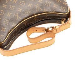 ルイ ヴィトン モノグラム クロワッサンMM ショルダーバッグ M51512 ブラウン PVC レザー レディース LOUIS VUITTON 【中古】