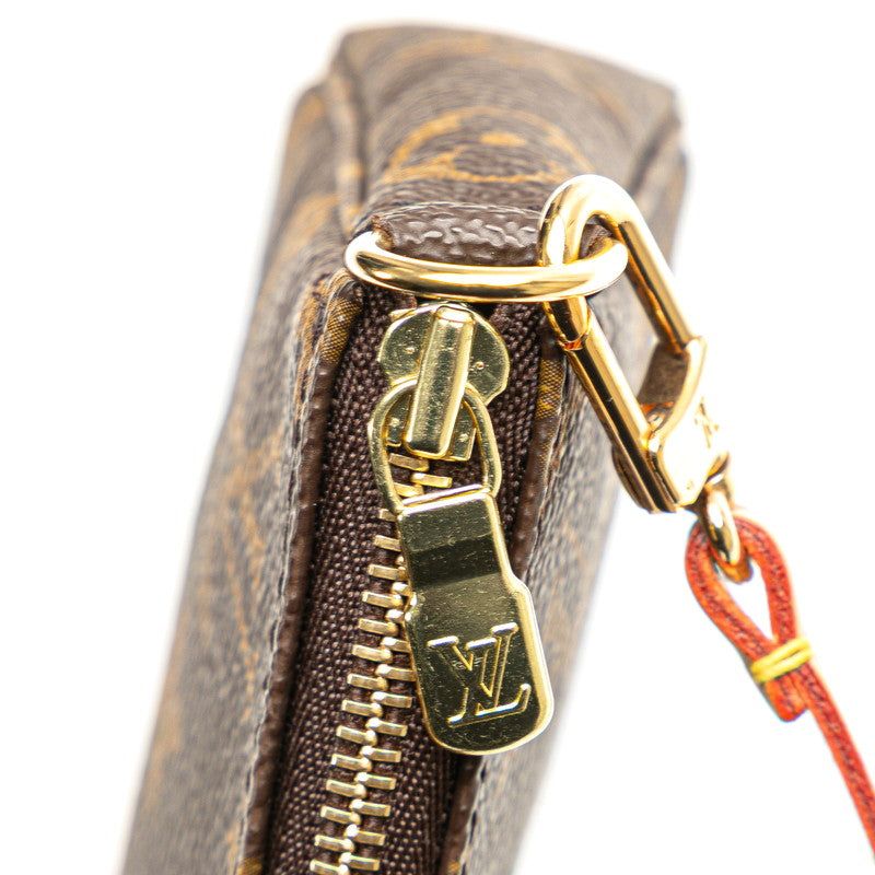ルイ ヴィトン モノグラム ポシェット アクセソワール ハンドバッグ M51980 ブラウン PVC レザー レディース LOUIS VUITTON 【中古】