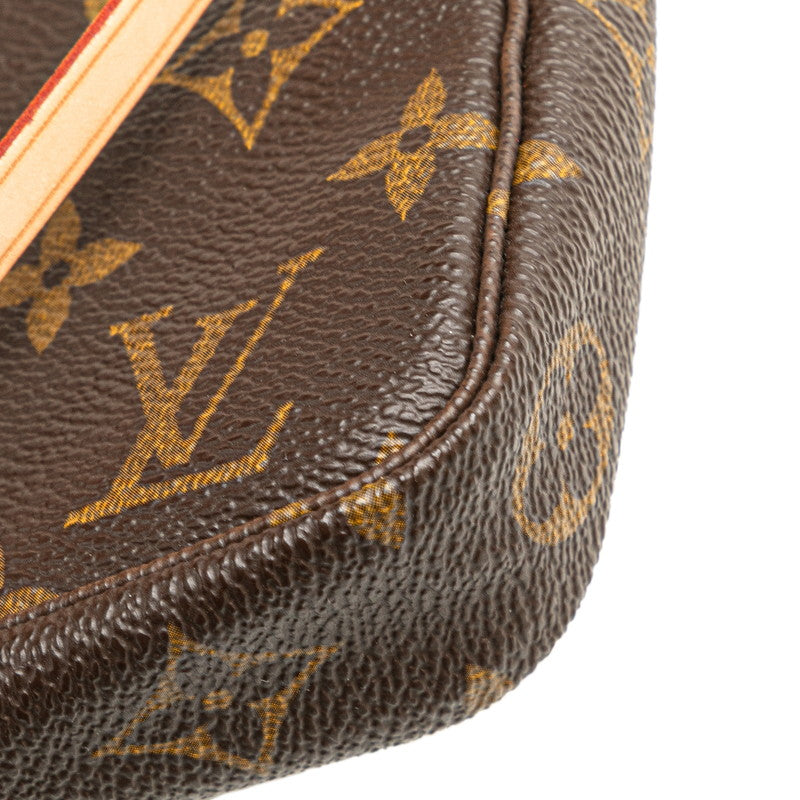 ルイ ヴィトン モノグラム ポシェット アクセソワール ハンドバッグ M51980 ブラウン PVC レザー レディース LOUIS VUITTON 【中古】