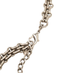 シャネル ココマーク トラベルチャーム ネックレス 07C シルバー マルチカラー メタル レディース CHANEL 【中古】