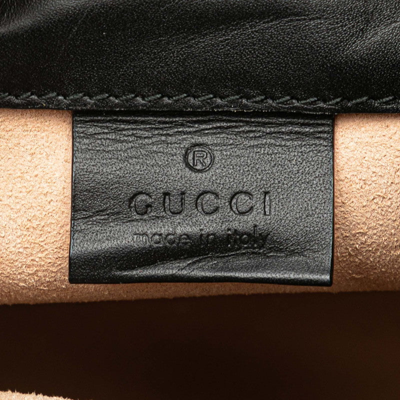 グッチ オフィディア 斜め掛け ショルダーバッグ 550620 レッド ブラック レザー スエード レディース GUCCI 【中古】