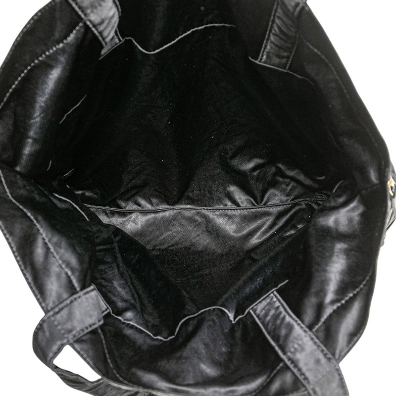 シャネル ココマーク エコポート トートバッグ AP2664 ブラック ナイロン レディース CHANEL 【中古】
