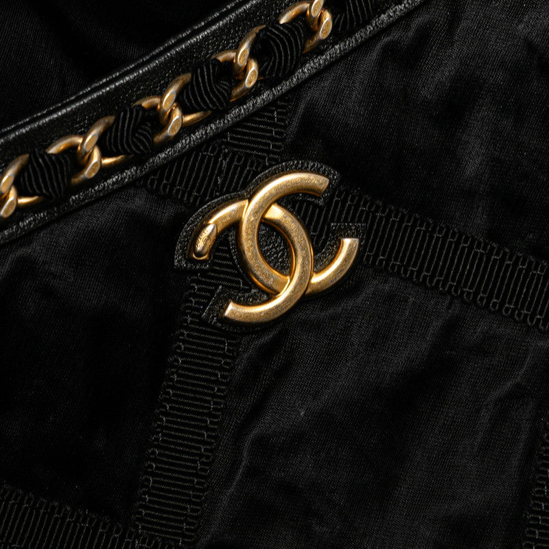 シャネル ココマーク エコポート トートバッグ AP2664 ブラック ナイロン レディース CHANEL 【中古】