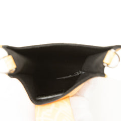 フェンディ FFヴァーティゴ 斜め掛け ショルダーバッグ フォンショルダー 7AR988 イエロー PVC レザー レディース FENDI 中古