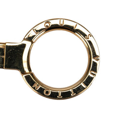 ルイ ヴィトン ポルトクレ コンフィダンス キーリング キーホルダー M65088 ブラウン ゴールド メッキ レディース LOUIS VUITTON 【中古】