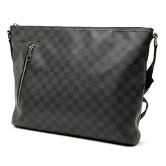 ルイ ヴィトン ダミエ グラフィット ミックMM ショルダーバッグ N41106 ブラック PVC レザー メンズ LOUIS VUITTON 【中古】