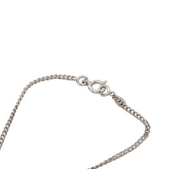 シャネル ココマーク ネックレス シルバー メタル ラインストーン レディース CHANEL 【中古】