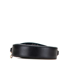 グッチ GGベルベット ショルダーバッグ 574978 ブラック ベルベット レザー レディース GUCCI 【中古】