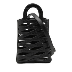 バレンシアガ ネオ フォンホルダー ショルダーバッグ ハンドバッグ 2WAY 660787 ブラック レザー レディース BALENCIAGA 【中古】