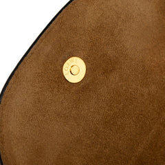 ロエベ ゲート デュアル ミニ 斜め掛け ショルダーバッグ ブラウン レザー レディース LOEWE 中古