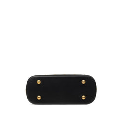 ディオール バケット ハンドバッグ 2WAY ショルダーバッグ ブラック ゴールド レザー レディース Dior 【中古】