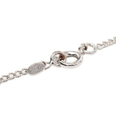 シャネル ココマーク ペンダント ネックレス シルバー ブラック メタル エナメル レディース CHANEL 【中古】