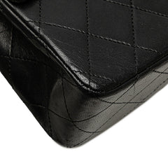 シャネル ミニマトラッセ ココマーク チェーン ショルダーバッグ ブラック ラムスキン レディース CHANEL 【中古】