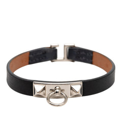 エルメス リヴァルミニ T3 ブレスレット ブラック ヴォースイフト レディース HERMES 【中古】