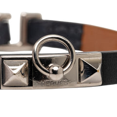 エルメス リヴァルミニ T3 ブレスレット ブラック ヴォースイフト レディース HERMES 【中古】