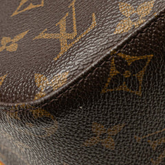 ルイ ヴィトン モノグラム ルーピングMM ショルダーバッグ M51146 ブラウン PVC レザー レディース LOUIS VUITTON 【中古】