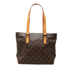 ルイ ヴィトン モノグラム カバピアノ トートバッグ ショルダーバッグ M51148 ブラウン PVC レザー レディース LOUIS VUITTON 【中古】