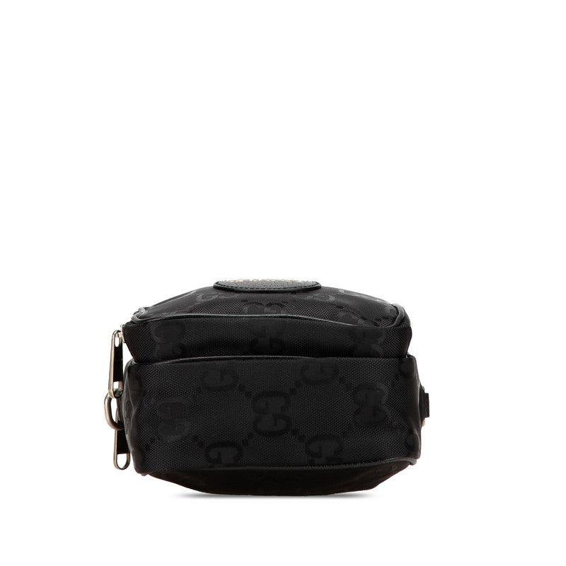グッチ GGナイロン オフ ザ グリッド ハンドバッグ ショルダーバッグ 2WAY 625850 ブラック ナイロン レザー レディース GUCCI 【中古】