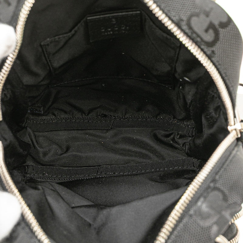 グッチ GGナイロン オフ ザ グリッド ハンドバッグ ショルダーバッグ 2WAY 625850 ブラック ナイロン レザー レディース GUCCI 【中古】