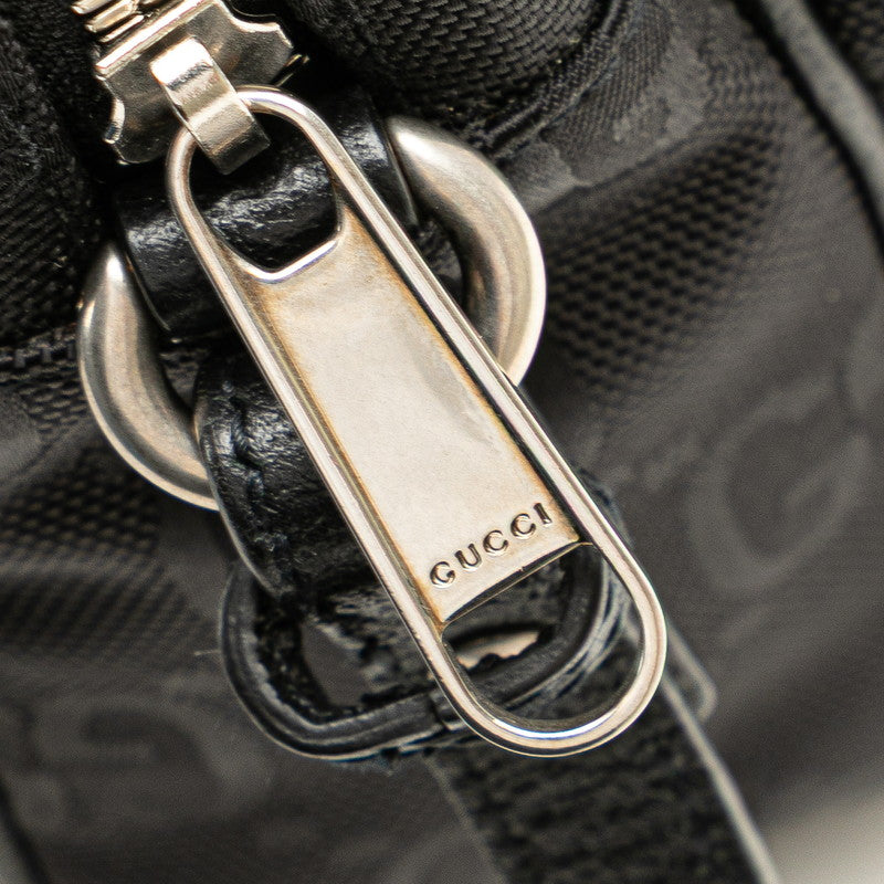 グッチ GGナイロン オフ ザ グリッド ハンドバッグ ショルダーバッグ 2WAY 625850 ブラック ナイロン レザー レディース GUCCI 【中古】