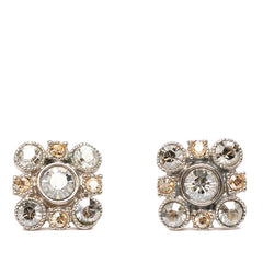 シャネル ビジューピアス シルバー メタル ラインストーン レディース CHANEL 【中古】
