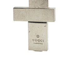 グッチ セパレート クロス 十字架 ベネチアン チェーン ネックレス SV925 シルバー レディース GUCCI 【中古】