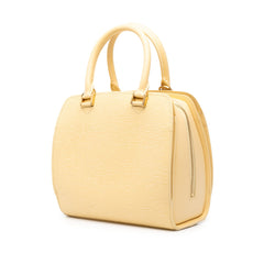 ルイ ヴィトン エピ ポンヌフ ハンドバッグ M5205A ヴァニラ イエロー レザー レディース LOUIS VUITTON 中古